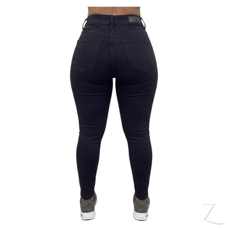 Buy-Ladies High Rise Super Stretchy Super Skinny Super Strong Curvy Denim Jeans | One Size Fits 2 | "Mafu" - B Grade-Online-in South Africa-on Zalemart