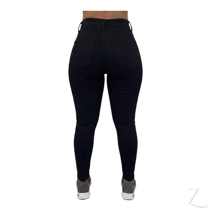 Buy-Ladies High Rise Super Stretchy Super Skinny Super Strong Curvy Denim Jeans | One Size Fits 3 | "Mafu" - A Grade-Online-in South Africa-on Zalemart