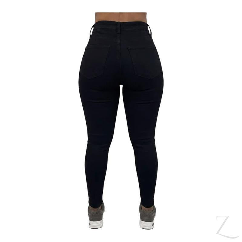 Buy-Ladies High Rise Super Stretchy Super Skinny Super Strong Curvy Denim Jeans | One Size Fits 3 | "Mafu" - B Grade-Online-in South Africa-on Zalemart
