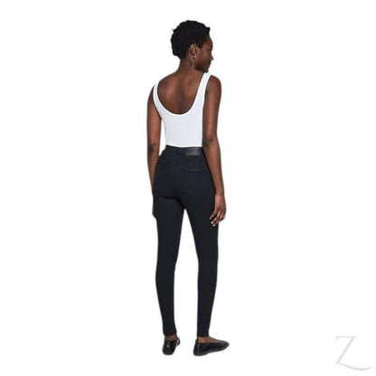 Buy-Ladies High Rise Super Stretchy Super Skinny Super Strong Denim Jeans | One Size Fits 2 | "Lula" - B Grade-Online-in South Africa-on Zalemart