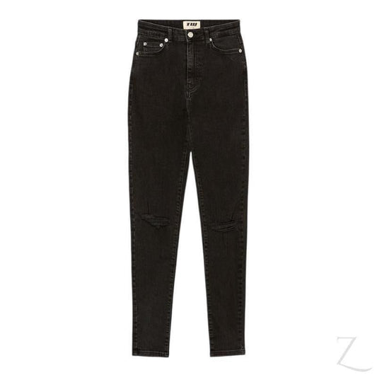 Buy-Ladies High Rise Super Stretchy Super Skinny Super Strong Denim Jeans | Ripped | "Khumba" - A Grade-Online-in South Africa-on Zalemart