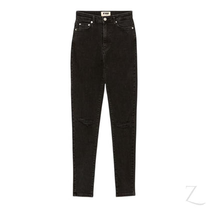 Buy-Ladies High Rise Super Stretchy Super Skinny Super Strong Denim Jeans | Ripped | "Khumba" - B Grade-Online-in South Africa-on Zalemart