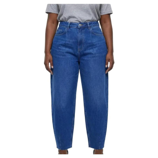 Buy-Ladies High Rise Super Strong Barrel Jeans | Denim | "Zia" - A Grade-Blue-26-Online-in South Africa-on Zalemart