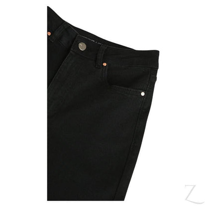 Buy-Ladies High Rise Super Strong Wide Leg Denim Jeans | Plain | "Wasi" - B Grade-Online-in South Africa-on Zalemart