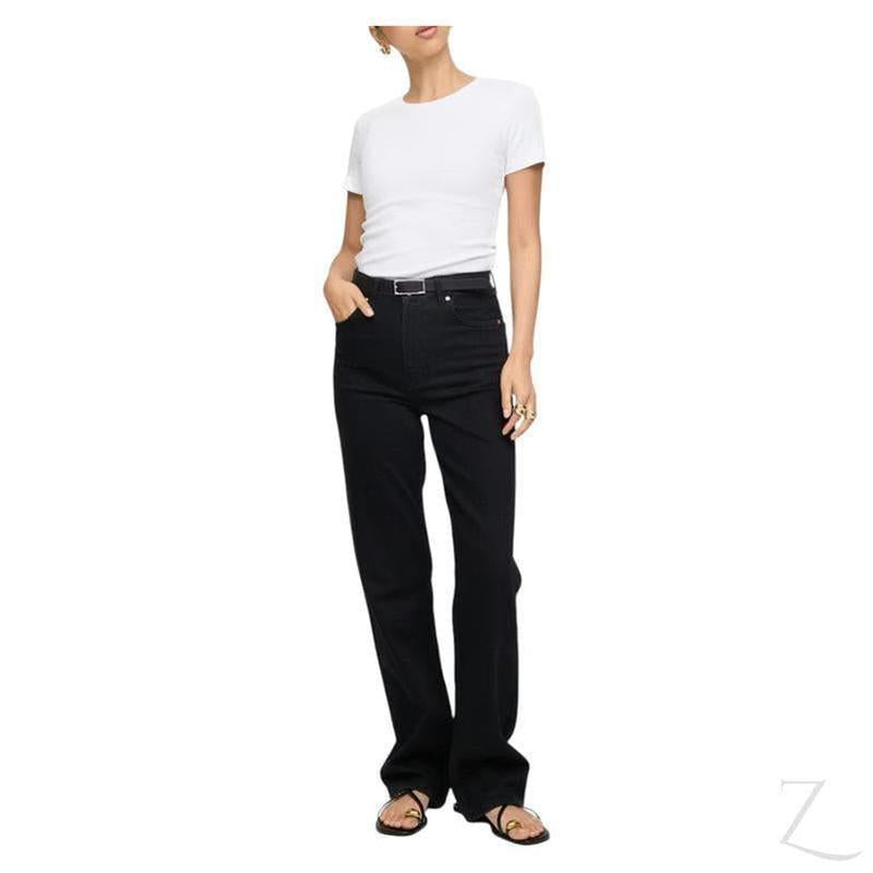 Buy-Ladies High Rise Super Strong Wide Leg Denim Jeans | Plain | "Wasi" - B Grade-Online-in South Africa-on Zalemart