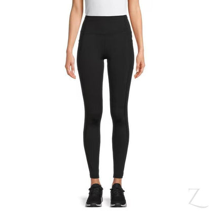 Buy-Ladies High Waist Super Stretchy Strong Ankle Leggings | Side Pockets | "Enza" - A Grade-Black-S-Online-in South Africa-on Zalemart