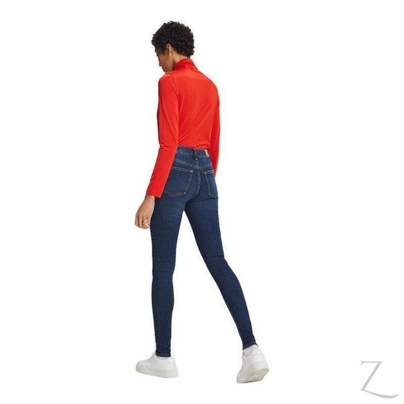 Buy-Ladies High Waist Super Strong Stretchy Skinny Denim Jeans | Plain | "Roo" - B Grade-Online-in South Africa-on Zalemart