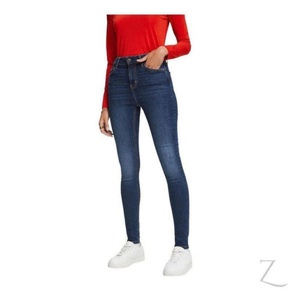 Buy-Ladies High Waist Super Strong Stretchy Skinny Denim Jeans | Plain | "Roo" - B Grade-Online-in South Africa-on Zalemart
