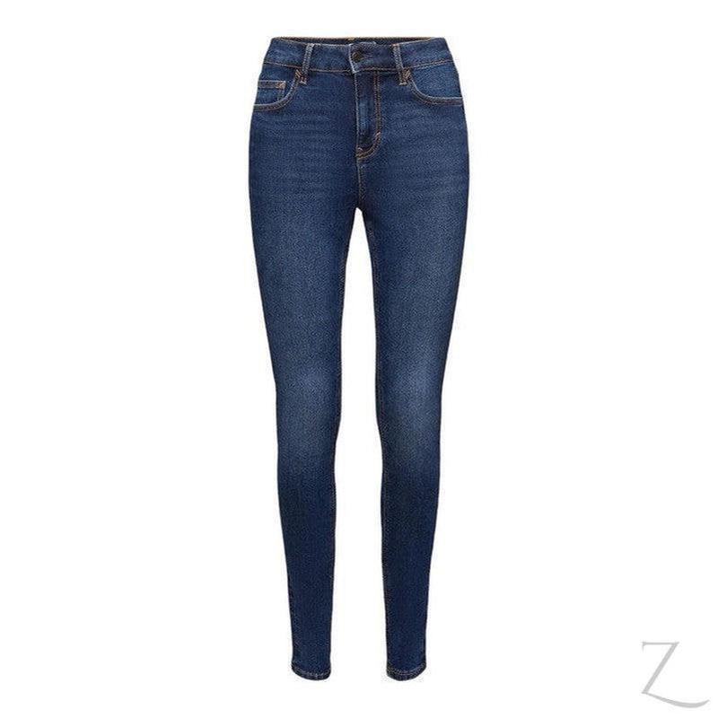 Buy-Ladies High Waist Super Strong Stretchy Skinny Denim Jeans | Plain | "Roo" - B Grade-Online-in South Africa-on Zalemart