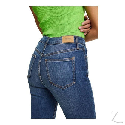 Buy-Ladies High Waist Super Strong Stretchy Skinny Denim Jeans | Plain | "Roo" - B Grade-Online-in South Africa-on Zalemart