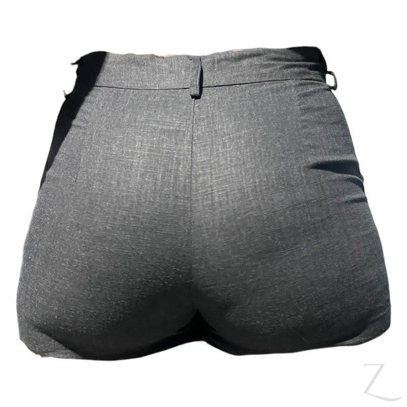 Buy-Ladies High Waist Twill Shorts | "Fele"-Online-in South Africa-on Zalemart