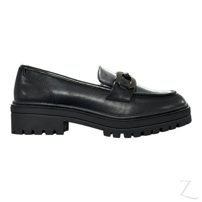 Buy-Ladies Italian Loafer | Slip On | "Donna" - B Grade-Black-3-Online-in South Africa-on Zalemart