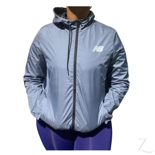 Buy-Ladies Lightweight Hooded Running Jacket with Mesh Lining | Small Cut | "Jima"-Grey-S-Online-in South Africa-on Zalemart
