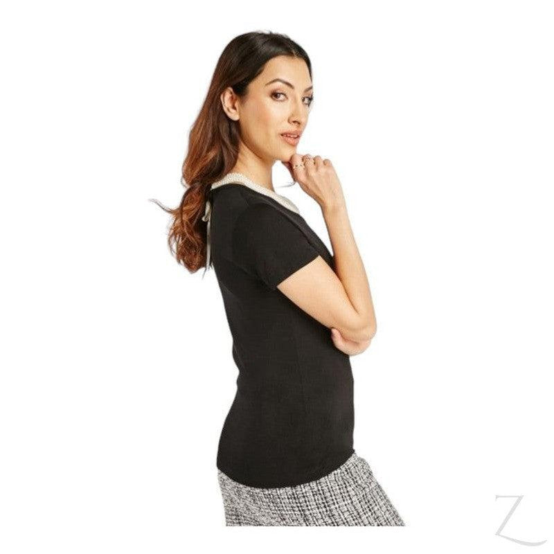 Buy-Ladies Lightweight T-Shirt | Pearly Neck | "Zia"-Online-in South Africa-on Zalemart