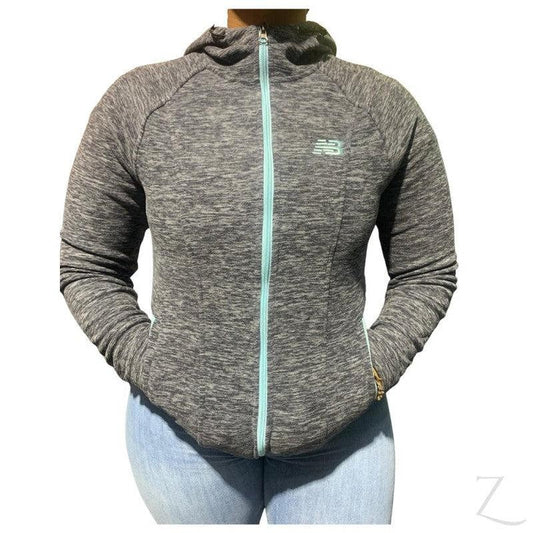 Buy-Ladies Long Sleeve Athleisure Jacket | Hooded | "Jima"-Grey & Blue-S-Online-in South Africa-on Zalemart