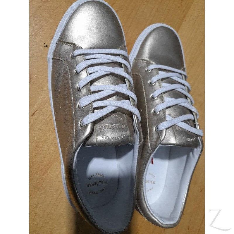 Buy-Ladies Metallic Sneakers | Lace Up | "Dube"-Online-in South Africa-on Zalemart