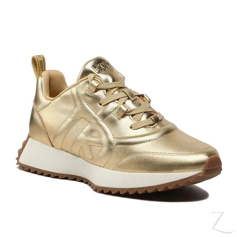 Buy-Ladies Metallic Sneakers | Lace Up | "Shaka"-Gold-3.5-Online-in South Africa-on Zalemart
