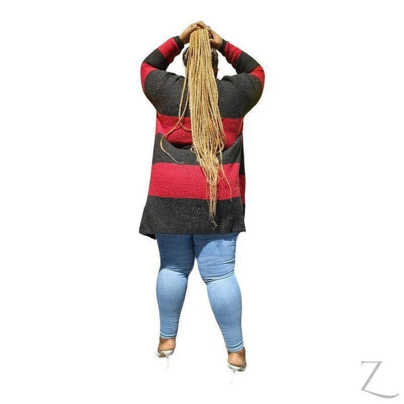 Buy-Ladies Open Front Woolly Cardigan | Long | "Zia"-Online-in South Africa-on Zalemart