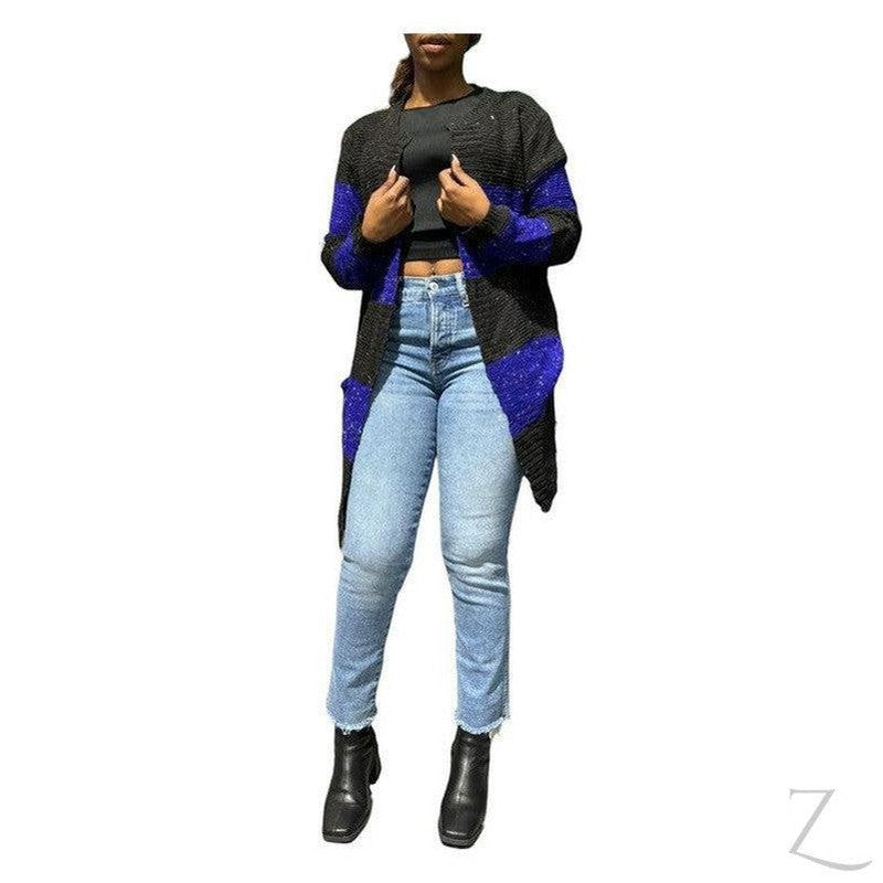 Buy-Ladies Open Front Woolly Cardigan | Long | "Zia"-Online-in South Africa-on Zalemart