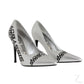 Buy-Ladies Pointed Toe Stiletto Heel Pumps | "Fana"-Silver-2-Online-in South Africa-on Zalemart