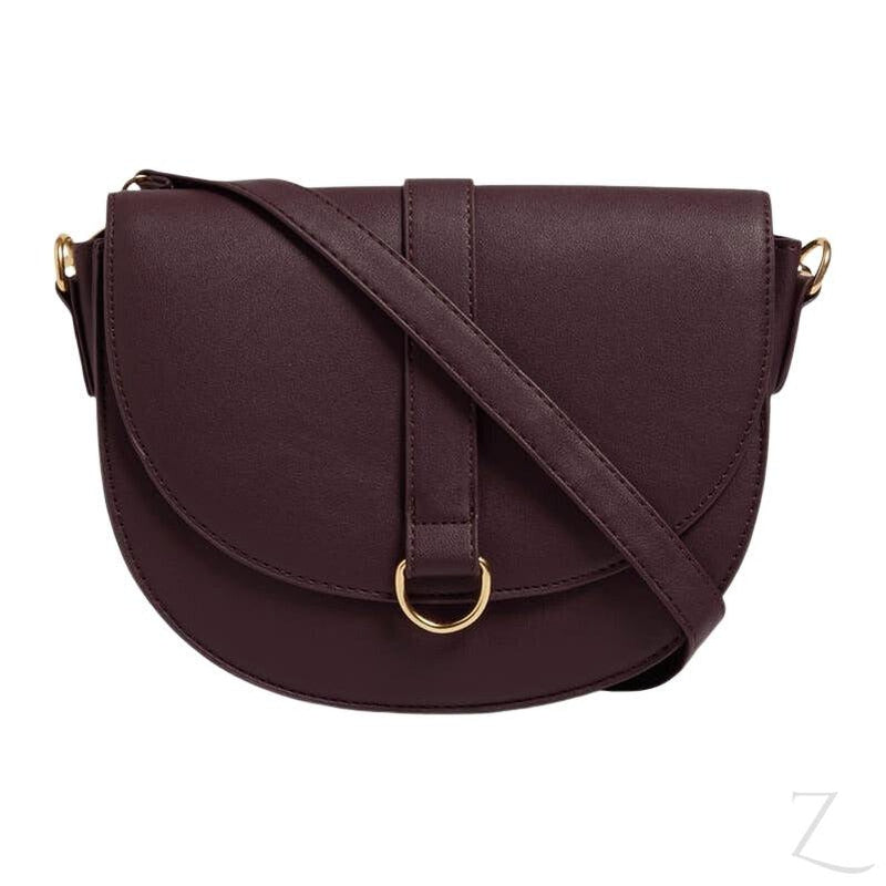 Buy-Ladies Round Crossbody Handbag | Sahi-Maroon-Online-in South Africa-on Zalemart