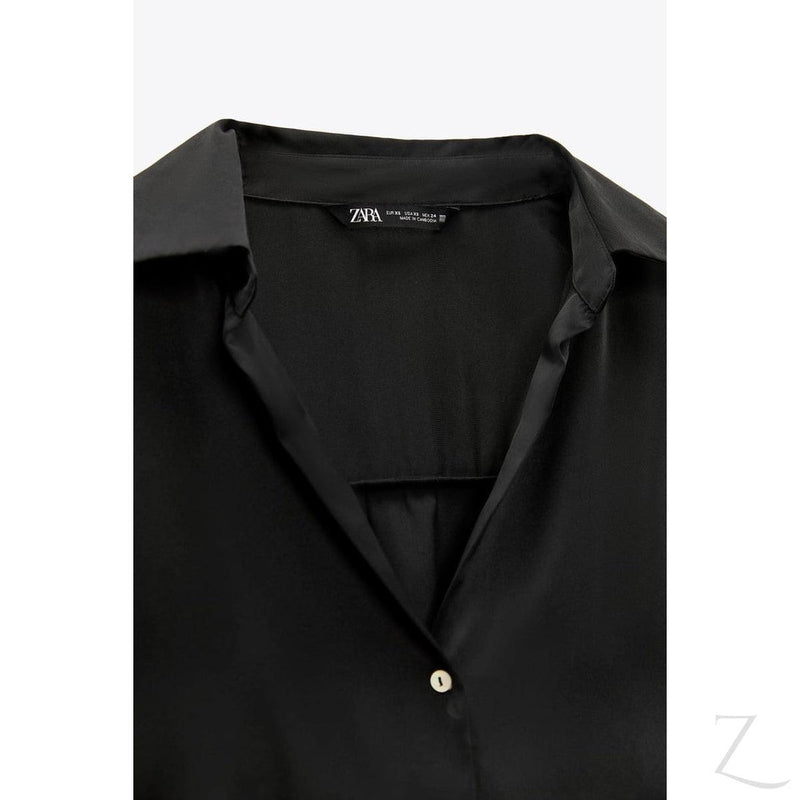 Buy-Ladies Silky Satin Shirt | Plain | "Zia"-Online-in South Africa-on Zalemart