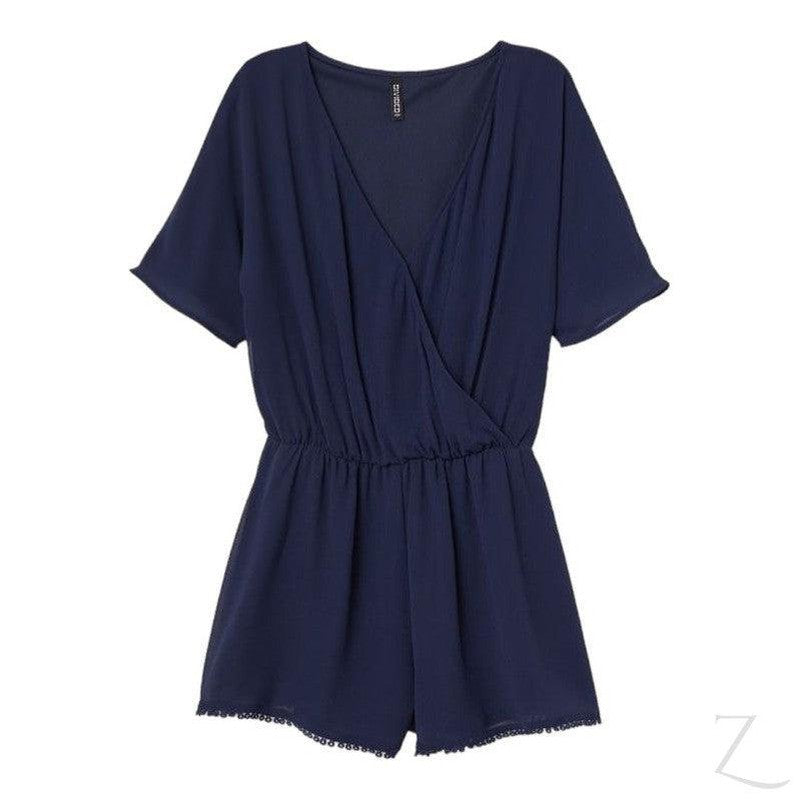 Buy-Ladies Sleeveless Summer Romper | Short | "Futhi"-Navy Blue-XXS-Online-in South Africa-on Zalemart