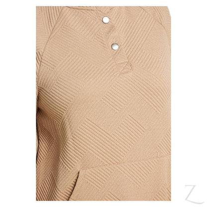 Buy-Ladies Snap Neck Sweatshirt | Quilted | "Wena" - B Grade-Online-in South Africa-on Zalemart
