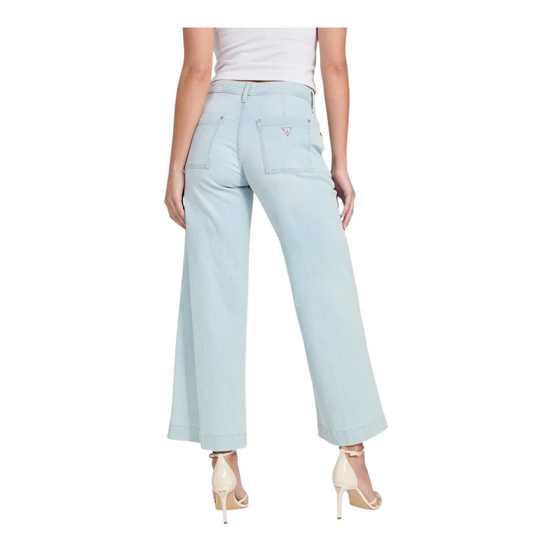 Buy-Ladies Stretchy Strong Wide Leg Denim Jeans | Cropped | "Gela" - B Grade-Online-in South Africa-on Zalemart