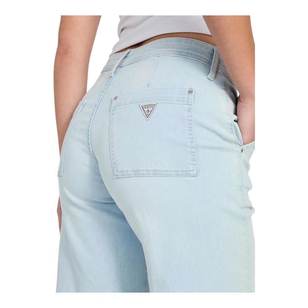 Buy-Ladies Stretchy Strong Wide Leg Denim Jeans | Cropped | "Gela" - B Grade-Online-in South Africa-on Zalemart