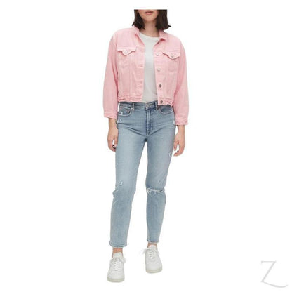 Buy-Ladies Strong Crop Icon Denim Jacket | Short | "Bobo" - B Grade-Online-in South Africa-on Zalemart