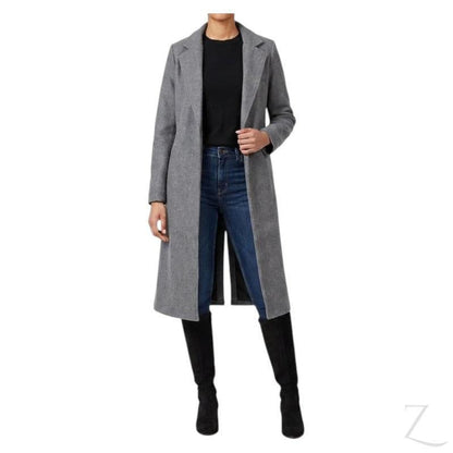 Buy-Ladies Strong Felt Textured Coat | Plain | "Zia" - A Grade-Light Grey-XS-Online-in South Africa-on Zalemart