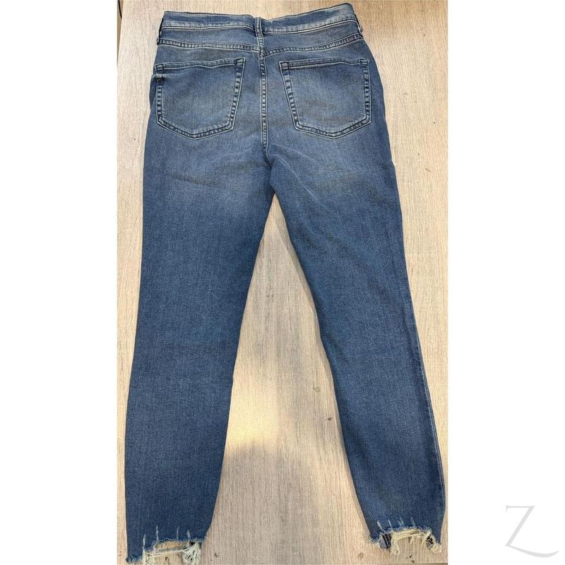 Buy-Ladies Super Skinny Slightly Stretchy Denim Jeans | Raw Hem | "Tina" - B Grade-Online-in South Africa-on Zalemart