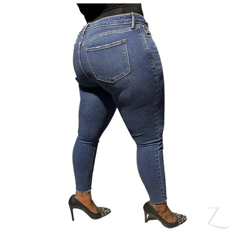 Ladies ankle grazer jeans discount