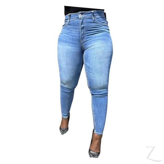 Buy-Ladies Super Skinny Stretchy Strong Denim Jeans | Plain | "Samina" - B Grade-Online-in South Africa-on Zalemart