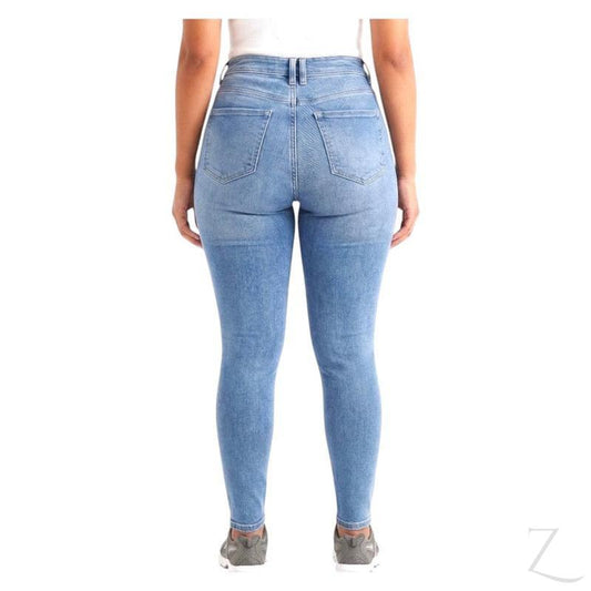 Buy-Ladies Super Skinny Stretchy Strong Denim Jeans | Plain | "Sithelo" - A Grade-Online-in South Africa-on Zalemart
