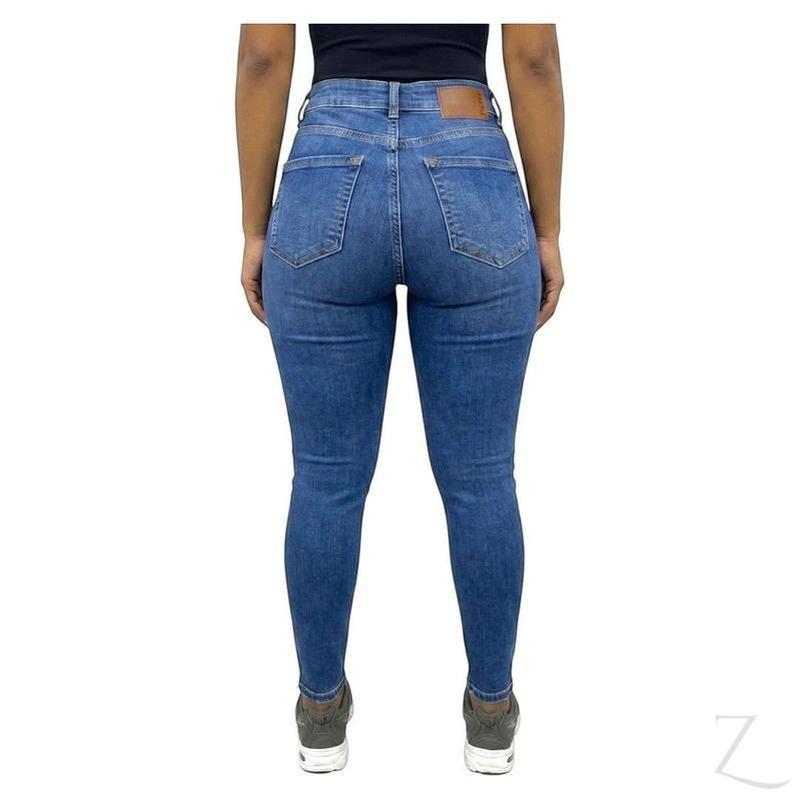 Buy-Ladies Super Skinny Strong Stretchy Denim Jeans | Plain | "Kita" - A Grade-Online-in South Africa-on Zalemart