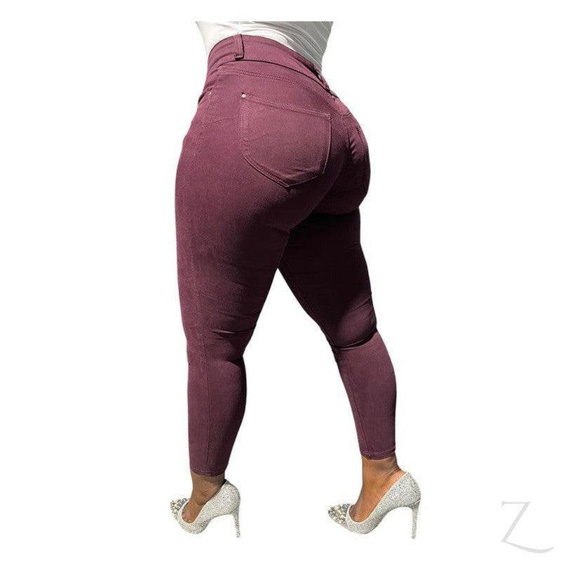 Buy-Ladies Super Skinny Super Stretchy Strong Denim Jeans | Plain | "Ibhuku"-Online-in South Africa-on Zalemart