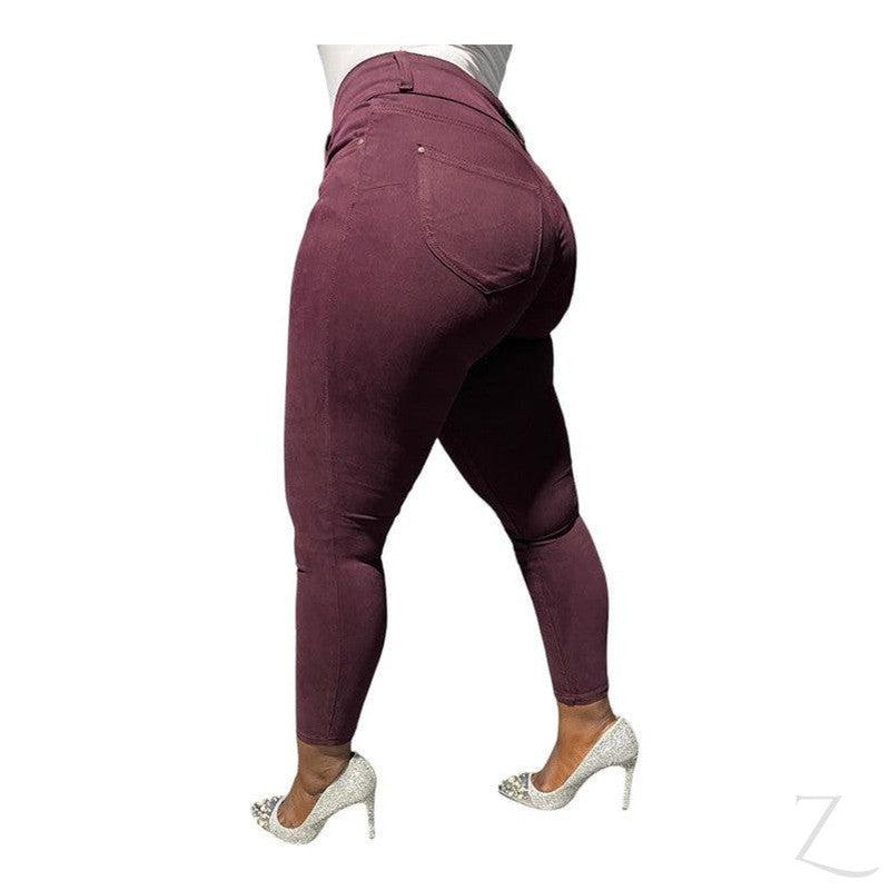Buy-Ladies Super Skinny Super Stretchy Strong Denim Jeans | Plain | "Ibhuku"-Online-in South Africa-on Zalemart