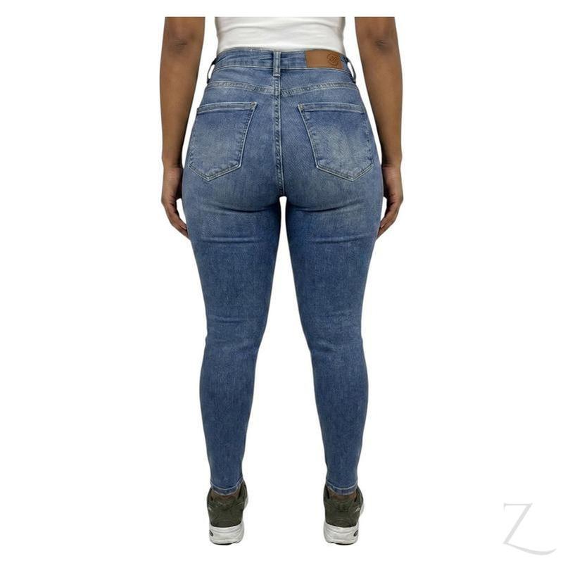 Buy-Ladies Super Skinny Super Strong Stretchy Denim Jeans | Plain | "Mbili" - A Grade-Online-in South Africa-on Zalemart