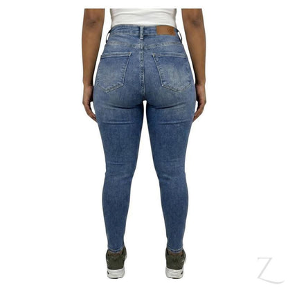 Buy-Ladies Super Skinny Super Strong Stretchy Denim Jeans | Plain | "Mbili" - A Grade-Online-in South Africa-on Zalemart