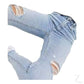 Buy-Ladies Super Skinny Super Strong Stretchy Denim Jeans | Ripped | "Sia"-Online-in South Africa-on Zalemart