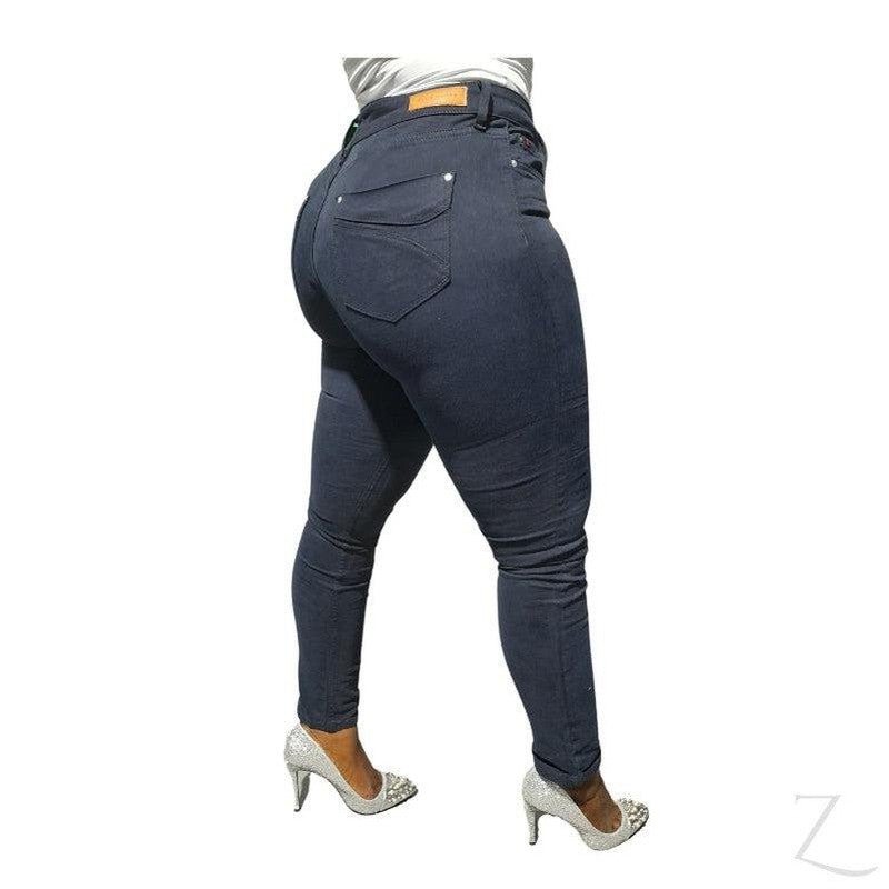 Buy-Ladies Super Slim Stretchy Soft Denim Jeans | Long Length | "Kuni"-Online-in South Africa-on Zalemart