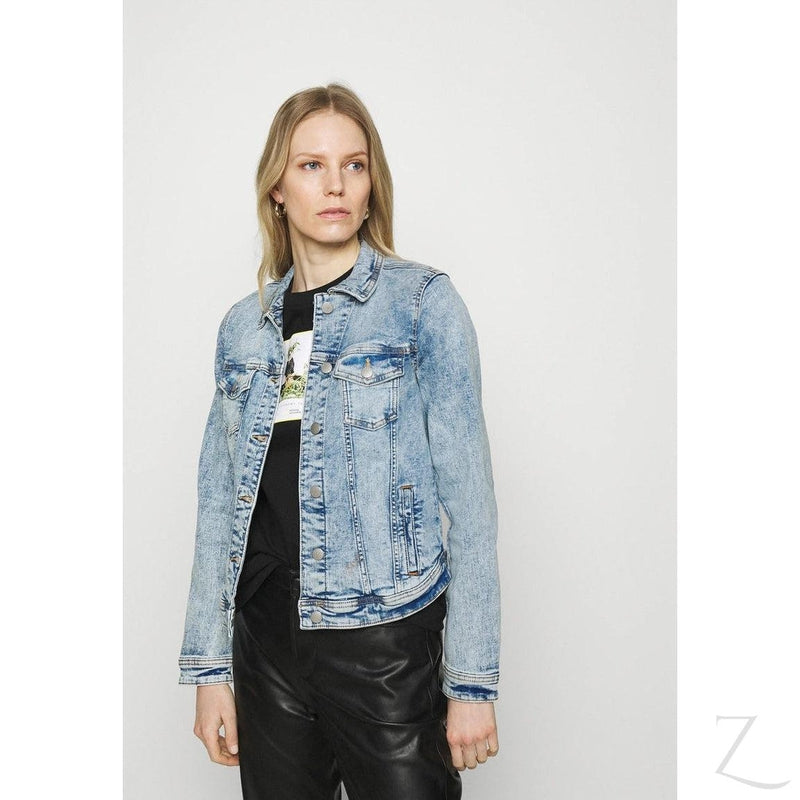 Buy-Ladies Super Stretchy Strong Denim Jacket | Ripped | "Lilly"-Online-in South Africa-on Zalemart