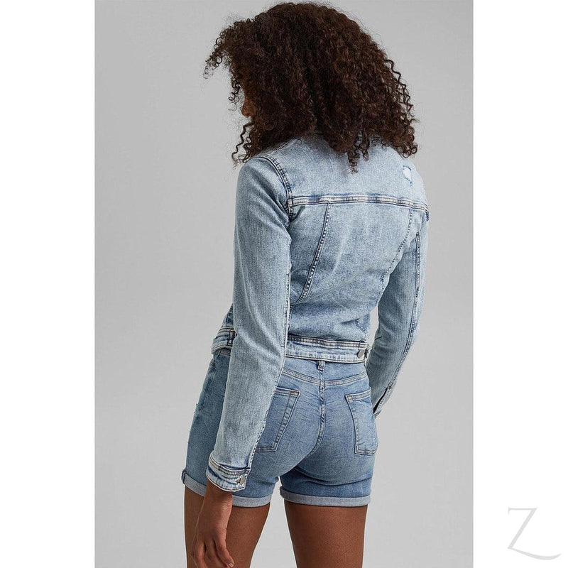 Buy-Ladies Super Stretchy Strong Denim Jacket | Ripped | "Lilly"-Online-in South Africa-on Zalemart