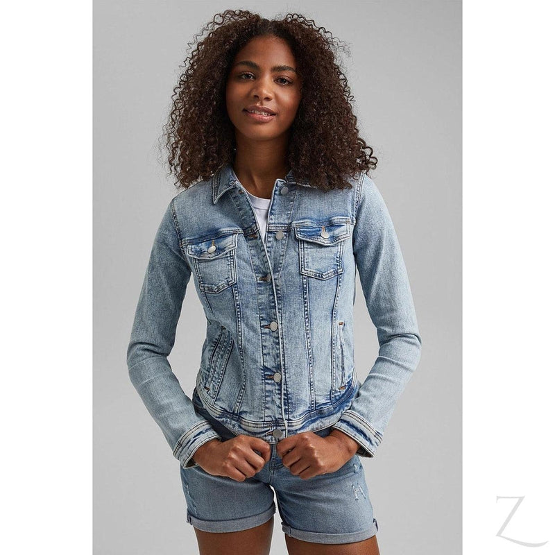 Buy-Ladies Super Stretchy Strong Denim Jacket | Ripped | "Lilly"-Online-in South Africa-on Zalemart