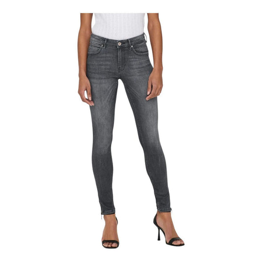 Buy-Ladies Super Stretchy Super Skinny Ankle Grazer Denim Jeans | Zip Detail | "Phela" - A Grade-Grey-24-Regular-Online-in South Africa-on Zalemart