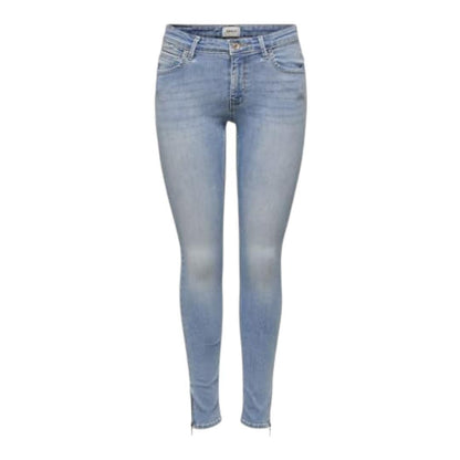 Buy-Ladies Super Stretchy Super Skinny Ankle Grazer Detailed Denim Jeans | Zip Detail | "Phela" - A Grade-Online-in South Africa-on Zalemart
