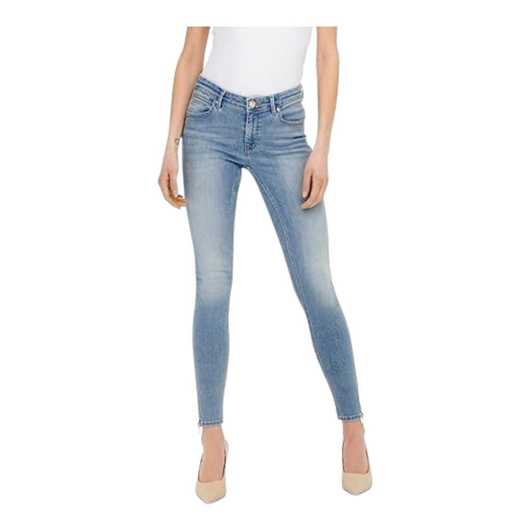 Buy-Ladies Super Stretchy Super Skinny Ankle Grazer Detailed Denim Jeans | Zip Detail | "Phela" - A Grade-Online-in South Africa-on Zalemart
