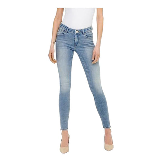 Buy-Ladies Super Stretchy Super Skinny Ankle Grazer Detailed Denim Jeans | Zip Detail | "Phela" - A Grade-Online-in South Africa-on Zalemart